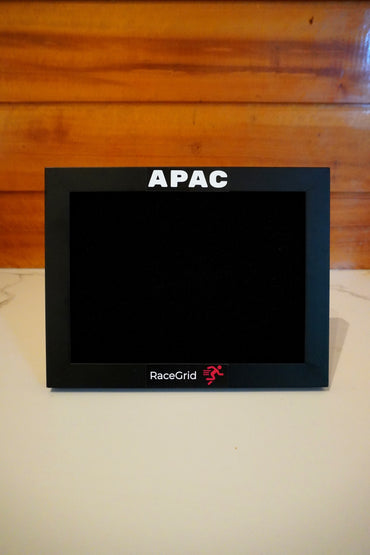 RaceGrid premium timber HYROX patch display frame 8x6 holds 4 patches
